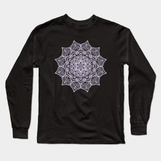 Pink Mandala Digital Art Tee Long Sleeve T-Shirt